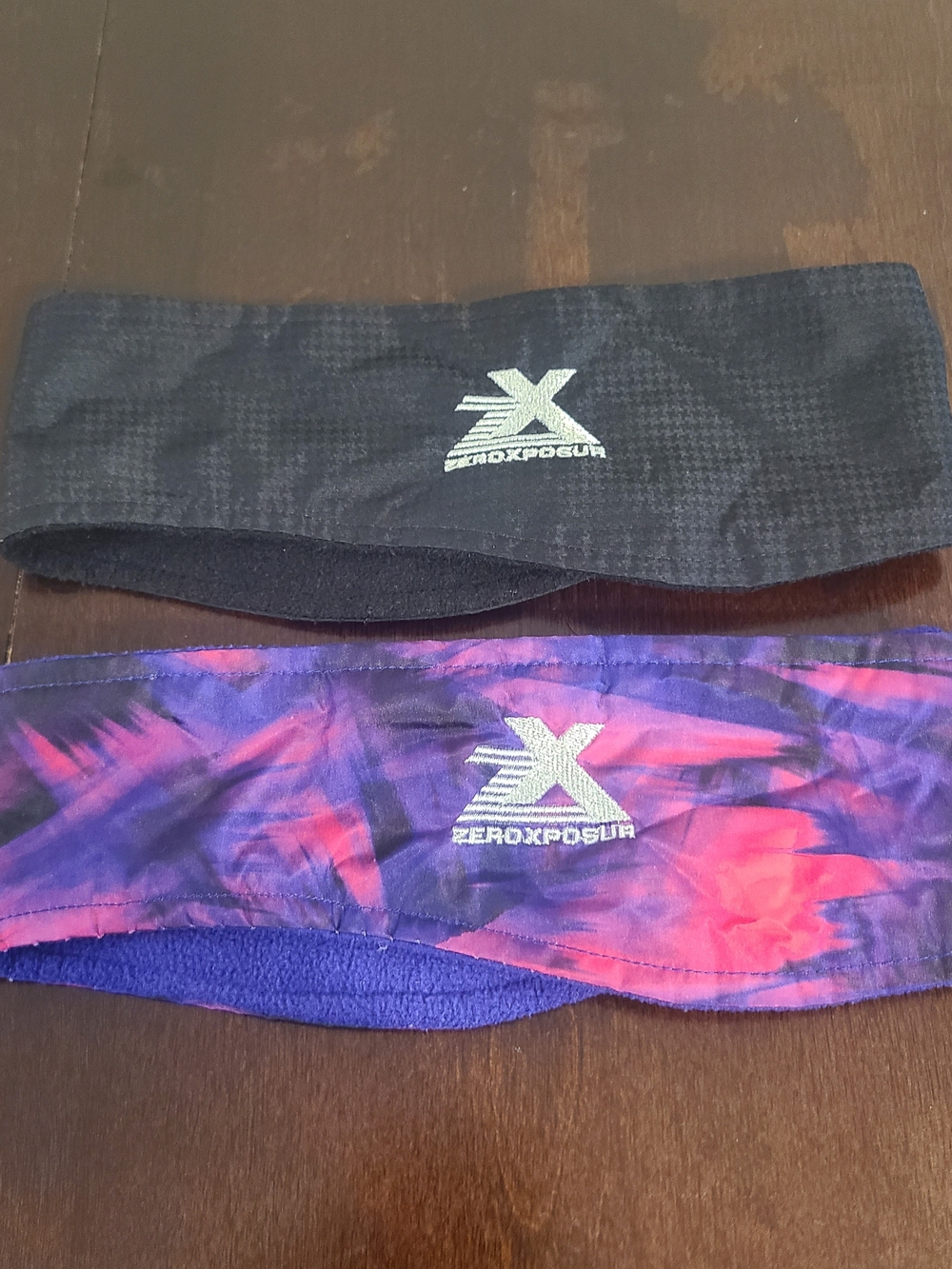 ZeroXposur  Headbands - Black and Purple/Pink Tie-Dye